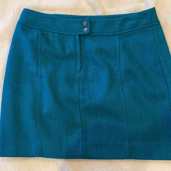 H&M herringbone teal skirt. MAKE AN OFFER! - Picture 4 of 4
